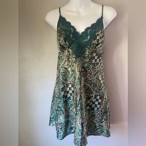 Victoria's Secret Green Floral Dress